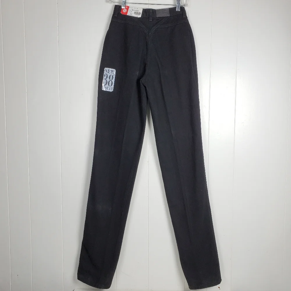 NWT Rockies high waisted mom 90s y2k jeans Vintage deadstock in jet black